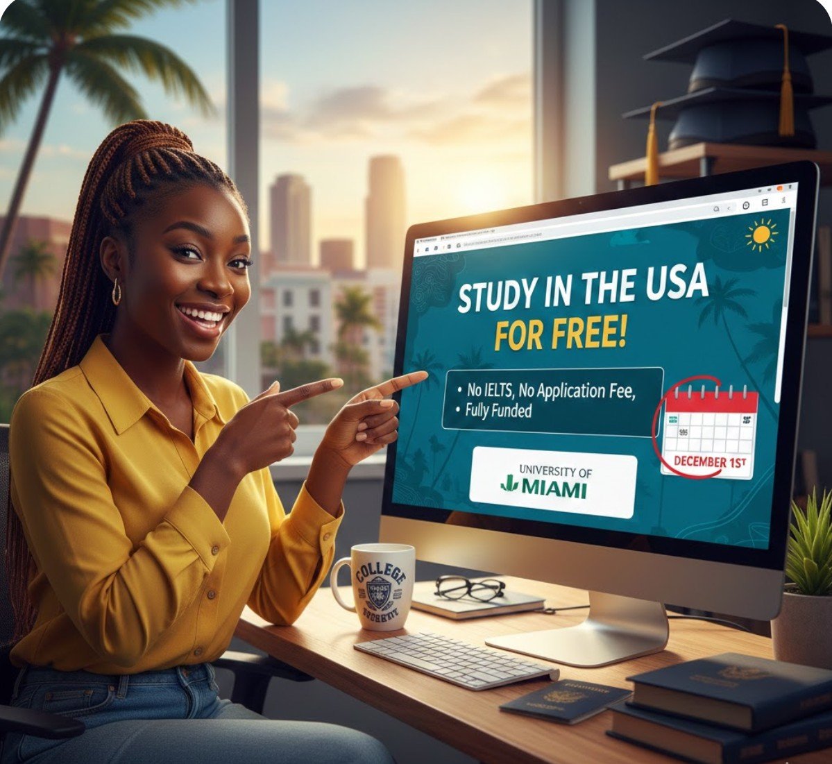 study in usa for free